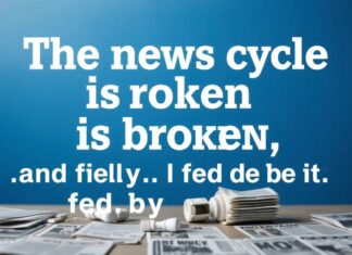 The News Cycle is Broken, and Frankly, I’m Over It The news cycle is broken, and frankly, I'm fed up with it.