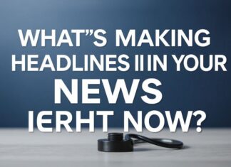 What’s Buzzing in the News World Right Now What's making headlines in the news world right now?